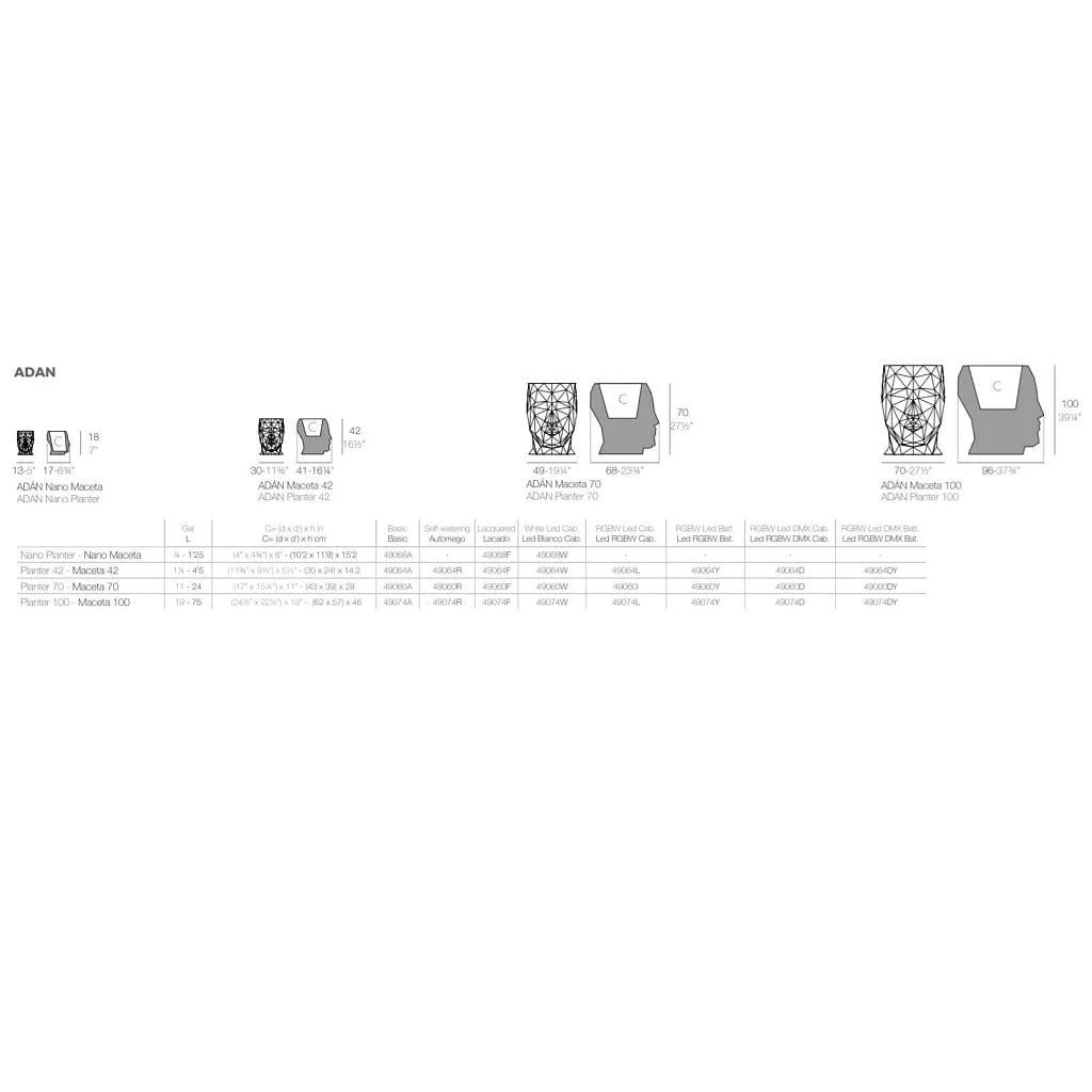 Adan 16.5''H Planter - Image 3
