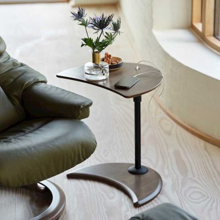 stressless usb a wood top table
