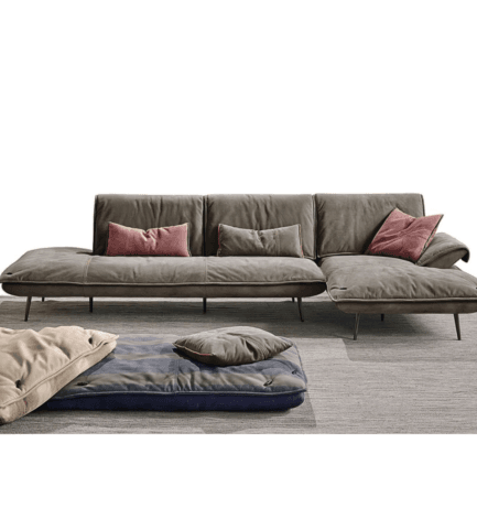 gamma escape sectional leather