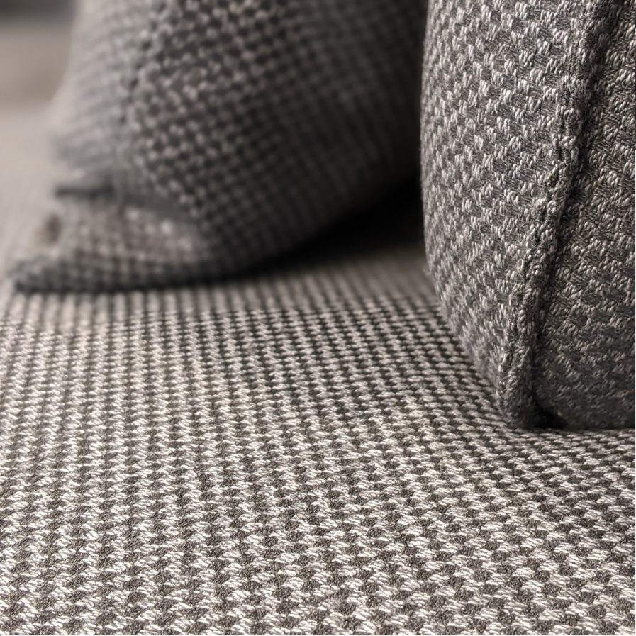 chill out agora graphite fabric detail