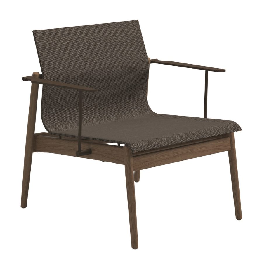 Sway Teak Lounge Chair - Java (Sepia)