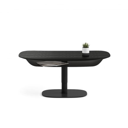 soma 1130 height adjustable modern coffee table bdi furniture ebonized 3