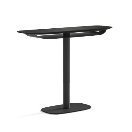 soma 1133 height adjustable modern console table bdi furniture ebonized 2