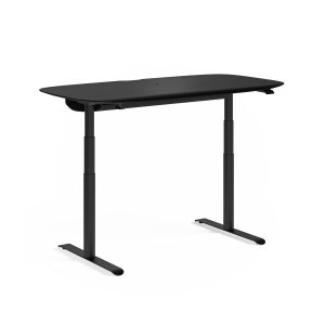 soma 6351 60 inch modern wood top standing desk bdi furniture ebonized standing height 1