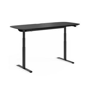 soma 6352 72 inch large modern wood top standing desk bdi furniture ebonized standing height 1