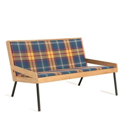 Allaperto Mountain 2seater tartan cushion ethimo