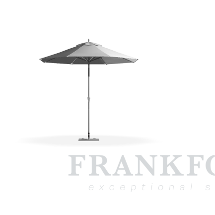 Frankford Umbrella 9oct White brushedsilver