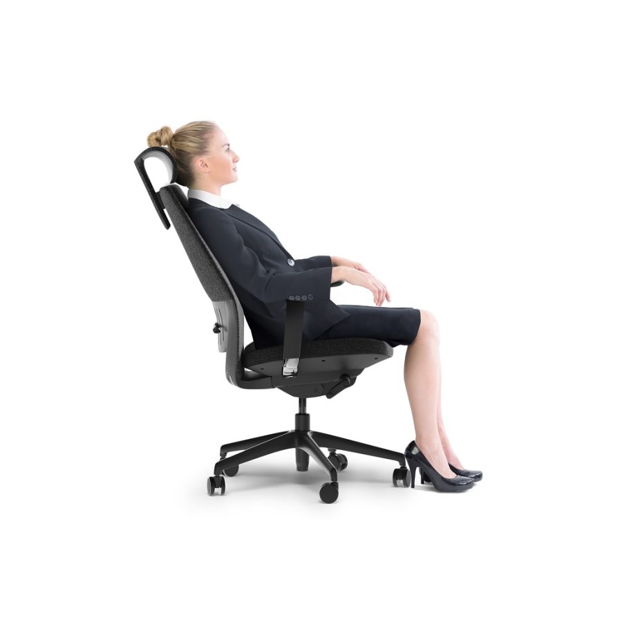 coda 3521 modern black home office task chair bdi furniture detail tilt