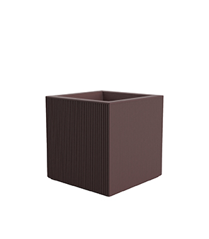 54427 vondom gatsby cube planter bronze