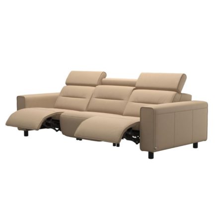 Emily wide arm 3 seater reclining sofa