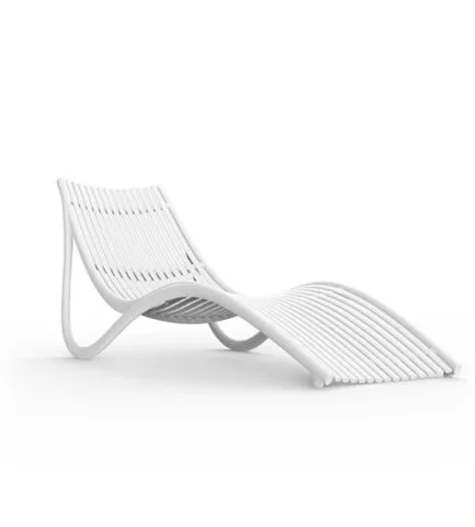 vondom ibiza sunlounger chaise white