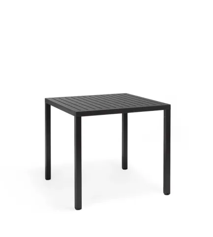 nardi cube 80 square dining table anthracite copy