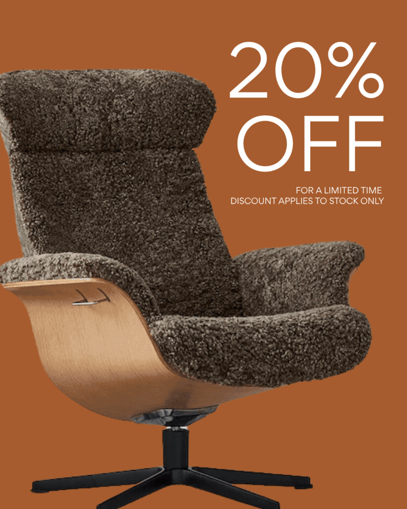 20% OFF TIMEOUT RECLINERS