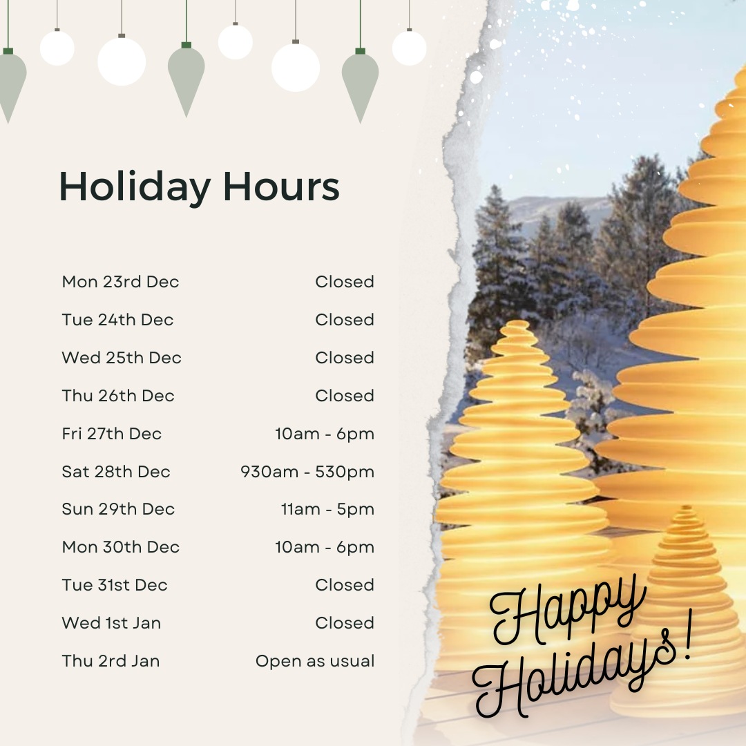 GJ holiday hours