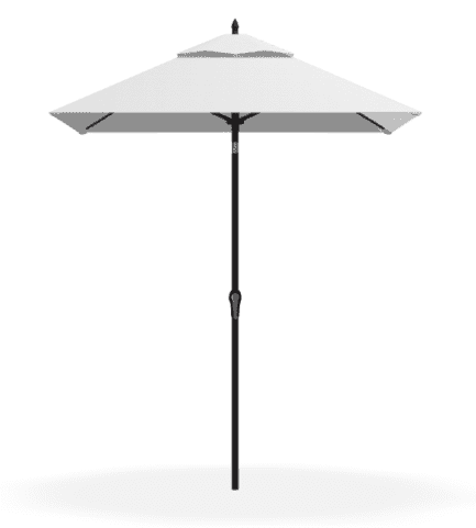Frankford Monterey 6.5 Square Umbrella 4 8 2025 White (Carbon)