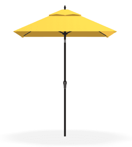 Frankford Monterey 6.5 Square Umbrella 4 8 2025 Yellow (Carbon)