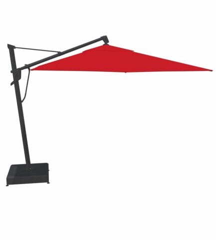 [10'x13' AKZ Plus Cantilever] [Black] [Rectangle] [Jockey Red] [AKZ13 Base (Black)]