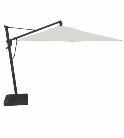 [10'x13' AKZ Plus Cantilever] [Black] [Rectangle] [Eggshell] [Rolling Base (Black)]