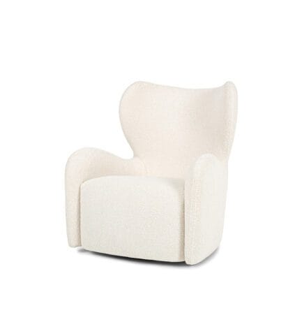 AmericanLeather KobeSwivelWingBackChair