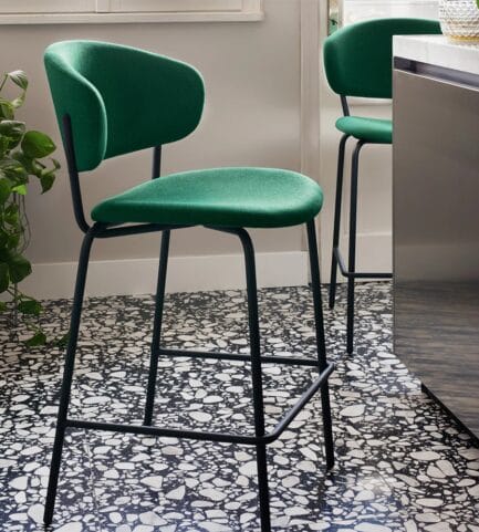 Desy counter stool green