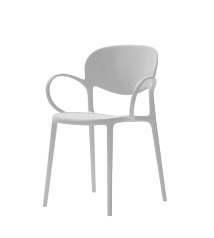 connubia abby armchair mattopticwhite