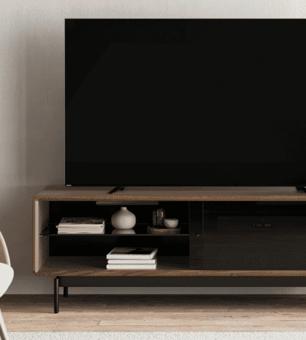 LINQ 7583 media storage 65 low profile console BDI modern tv cabinet wl LS3