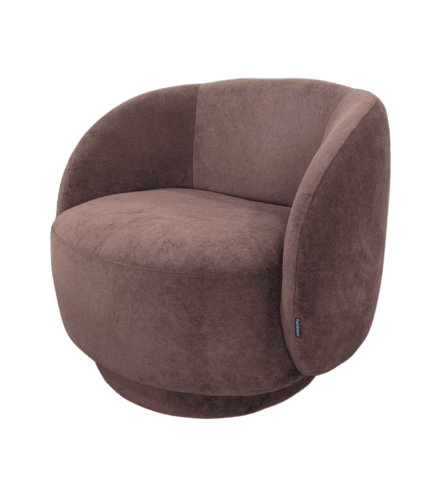furninova ava swivel armchair plub front