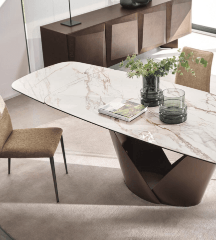 Calligaris Calla extension table ceramic cs4159 gingerjar vancouver (1)
