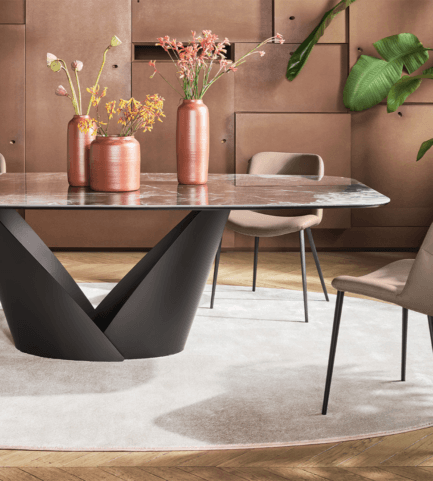 Calligaris Calla extension table ceramic cs4159 gingerjar vancouver (2)
