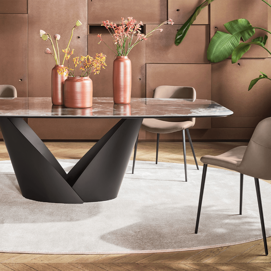 Calligaris Calla extension table ceramic cs4159 gingerjar vancouver (2)