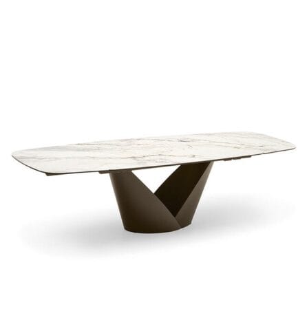 Calligaris Calla extension table ceramic cs4159 gingerjar vancouver