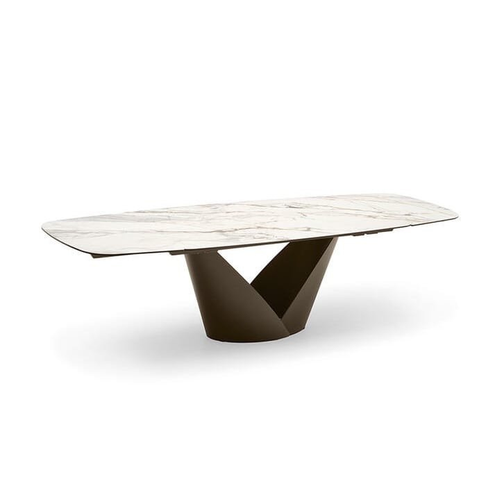 Calligaris Calla extension table ceramic cs4159 gingerjar vancouver