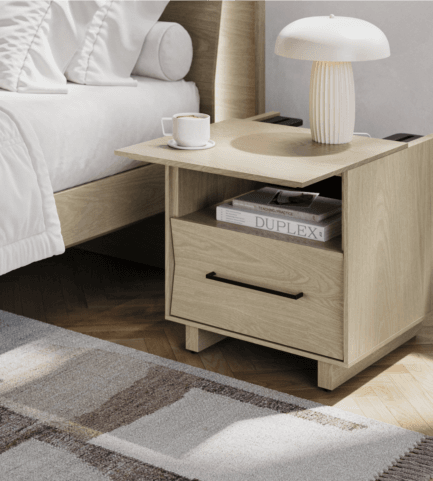 kava 9681 modern wood bedroom 20 side table bdi furniture washed oak lifestyle 0