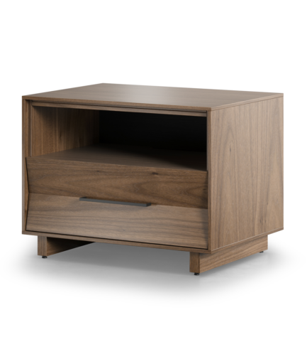 kava 9682 modern wood bedroom 28 side table bdi furniture walnut isolated 2