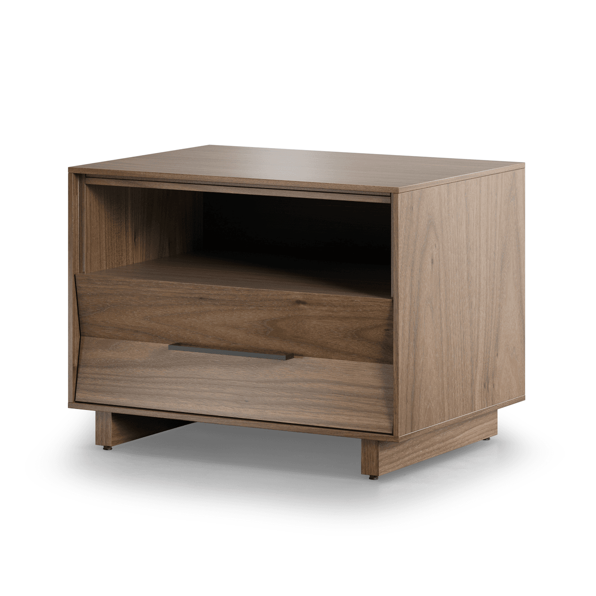 kava 9682 modern wood bedroom 28 side table bdi furniture walnut isolated 2