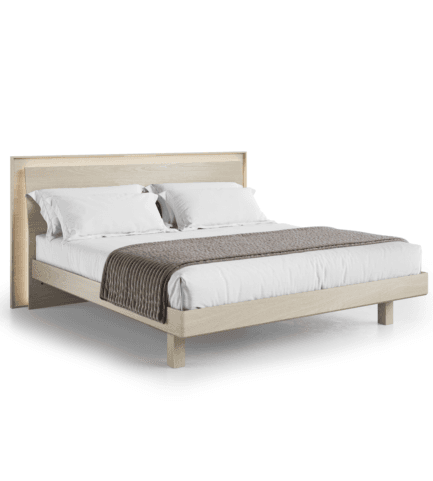 kava bed king 9619 BDI washed oak modern platform bed 1 on
