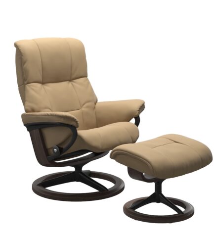 stressless mayfair signature recliner palomasand matteblack wenge