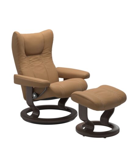stressless wing classic recliner palomataupe wenge