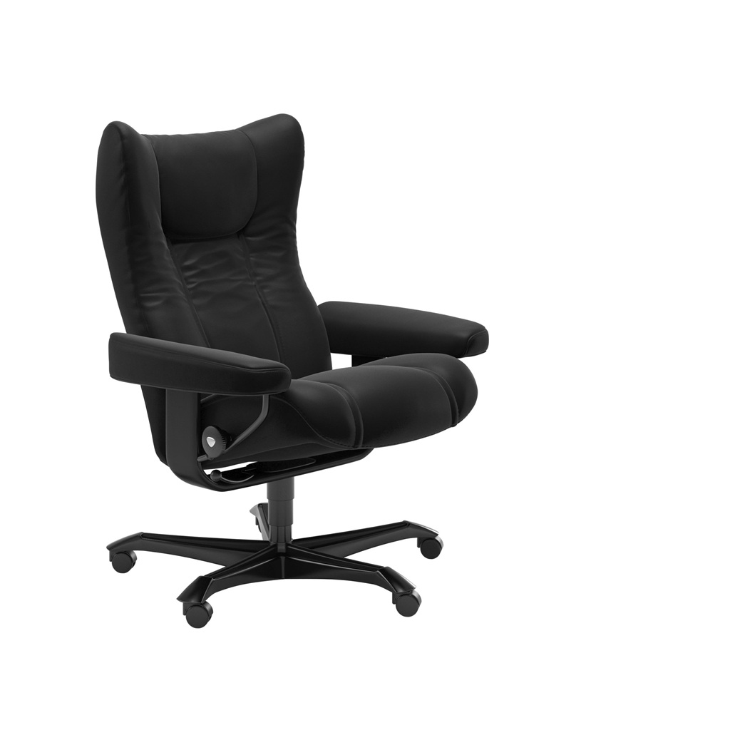 stressless wing officechair palomablack black